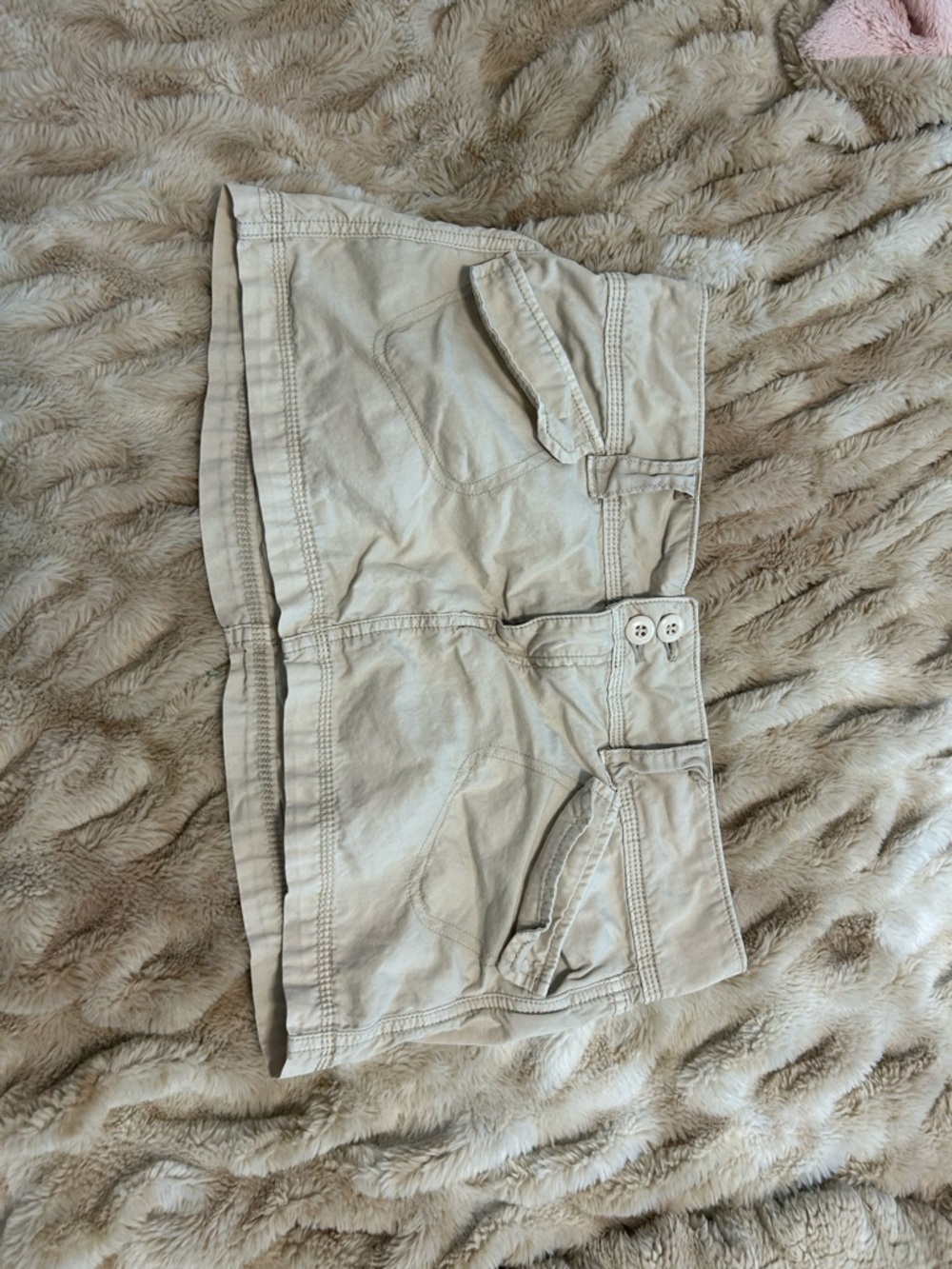 Urban Outfitters Beige Mini cargo Skirt